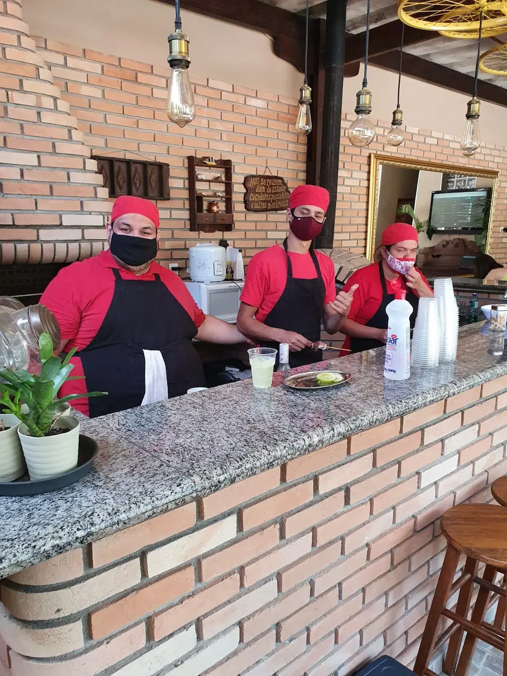 Buffet e apoio